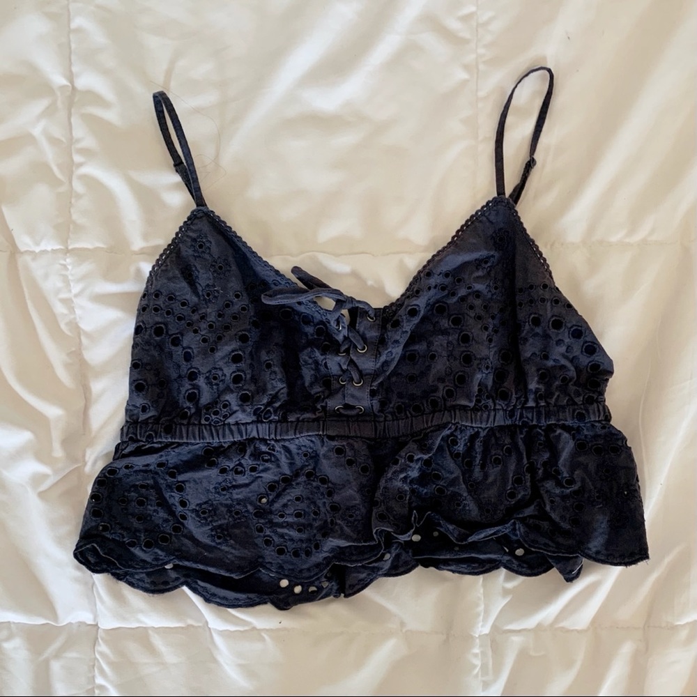 Aerie eyelet bra top